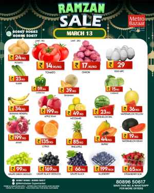 Fresh offers In Metro Bazaar Kannur