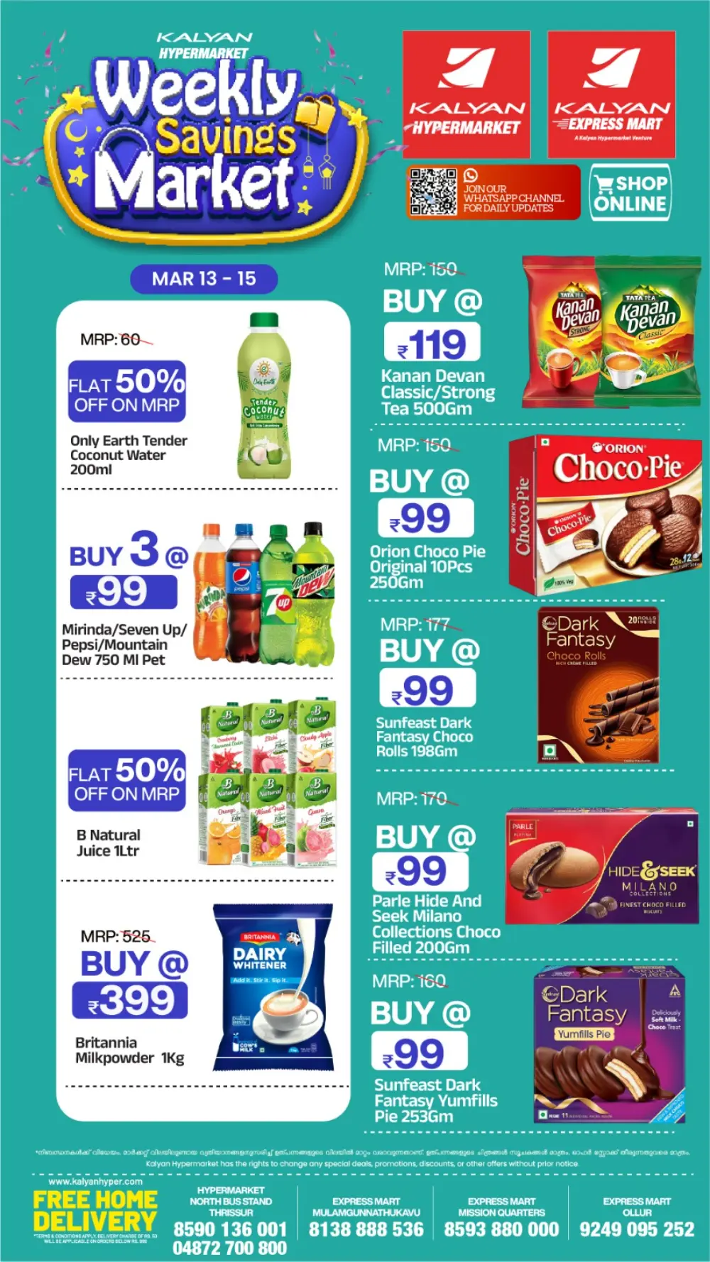 Weekly Savings Market | Kalyan Hypermarket Thrissur | Ends Mar 15