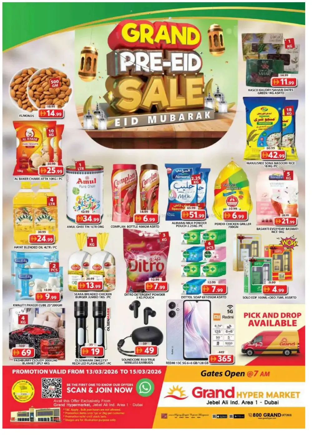 Grand Hypermarket Jebel Ali | Pre-Eid Sale Offers & Deals in Dubai