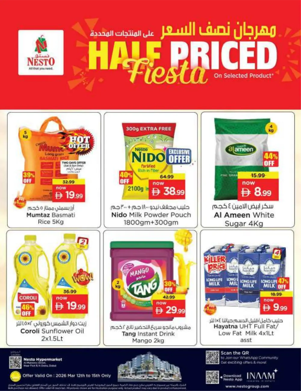 Nesto Deira Half Price Fiesta | Deals valid until March 15