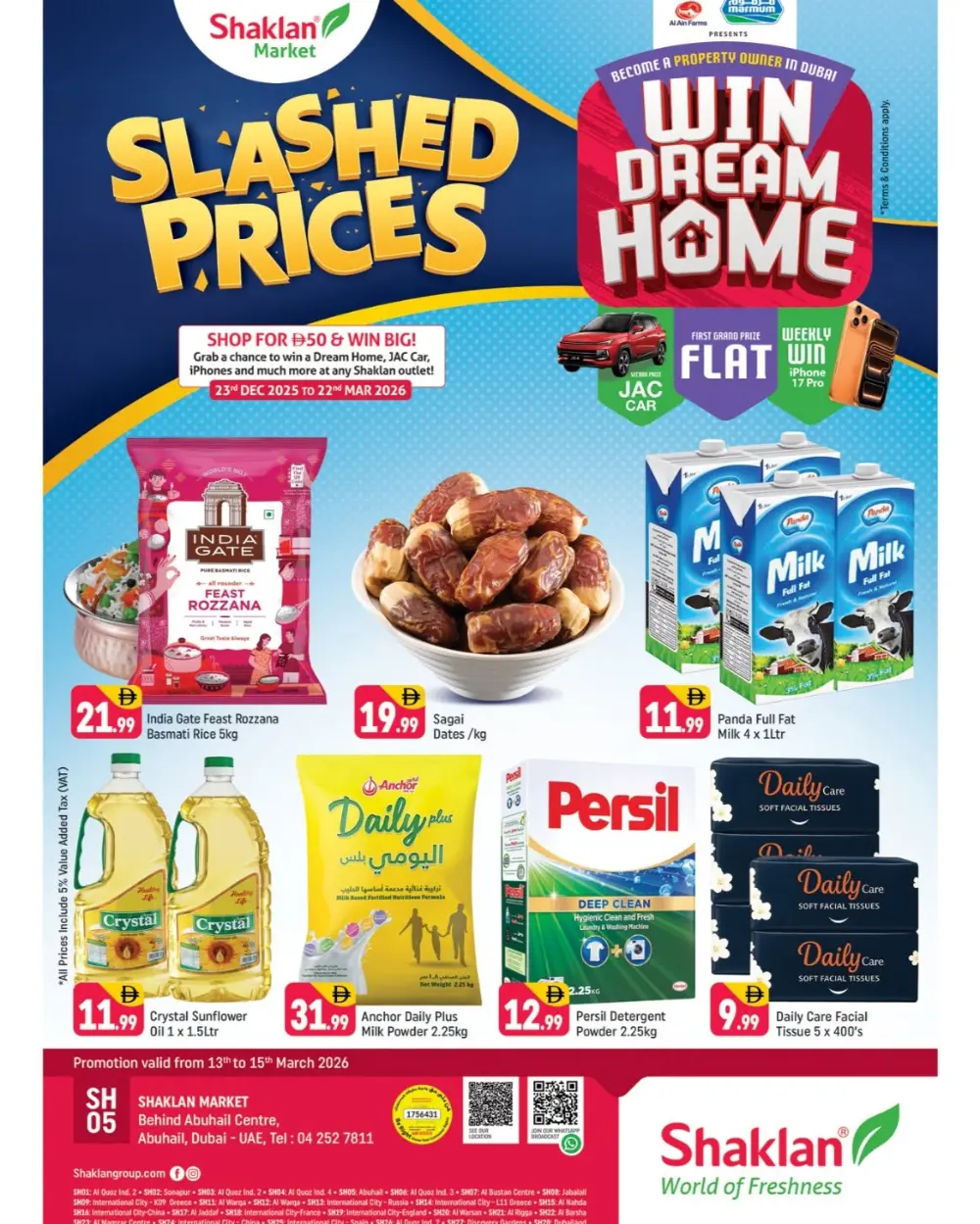 Shaklan Market Abu Hail Offers | Slashed Prices March 13-15