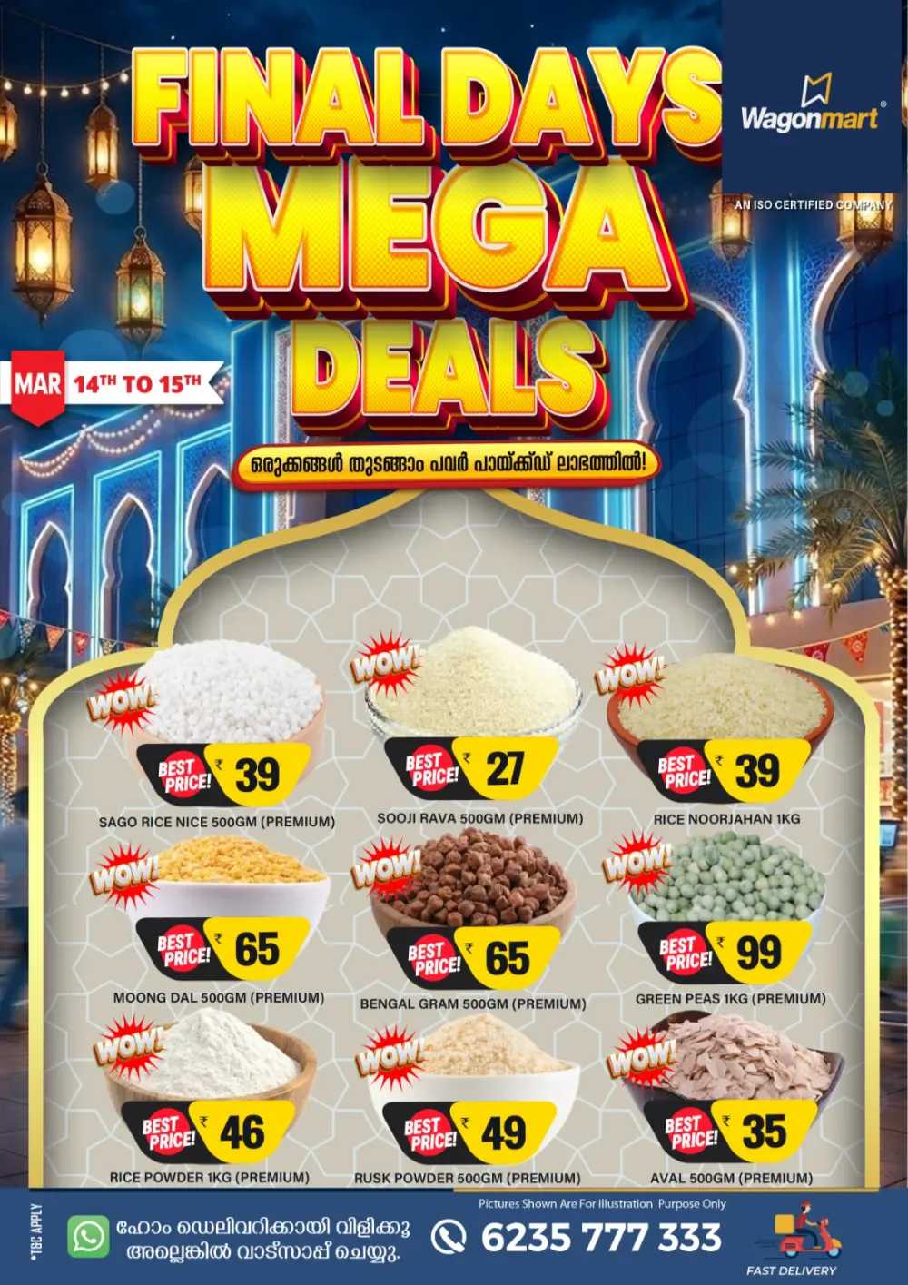 Wagonmart Mega Deals: Best Prices on Groceries Mar 14-15