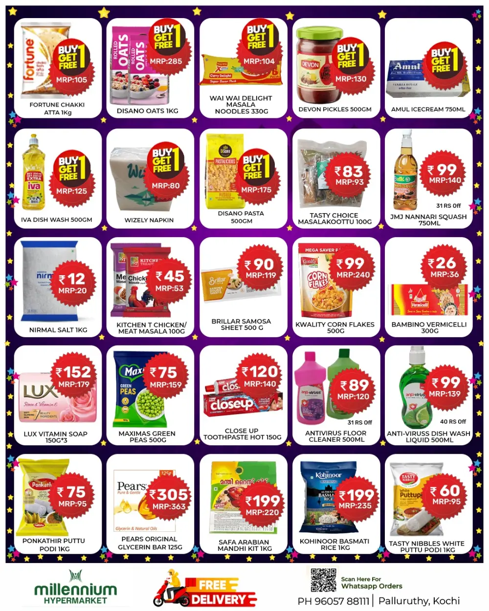 Millennium Hypermarket Flash Sale | Up to 50% Off in Palluruthy