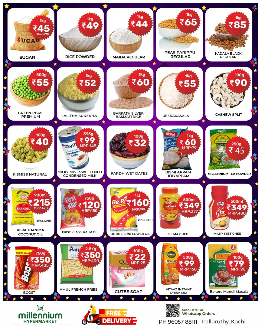 Millennium Hypermarket Flash Sale | Up to 50% Off in Palluruthy