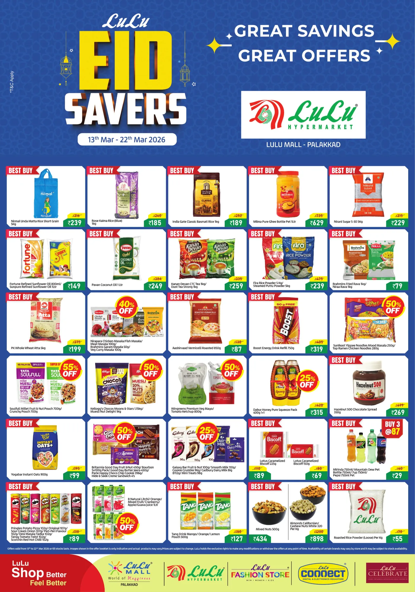 LuLu Eid Savers Palakkad 2026 | LuLu Mall Offers | Valid till March 22