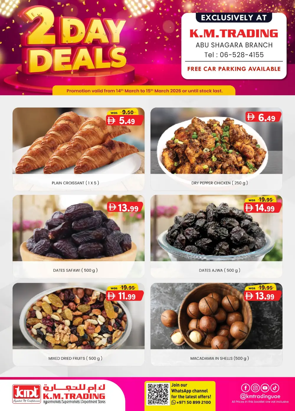 K.M. Trading Abu Shagara 2 Day Deals | Ends Sunday