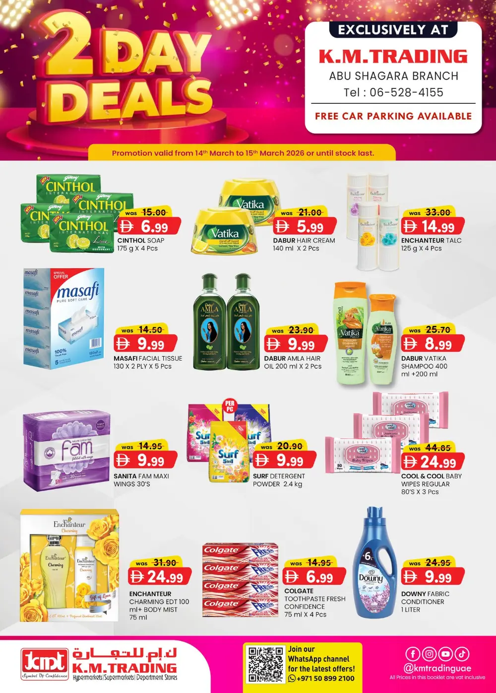 K.M. Trading Abu Shagara 2 Day Deals | Ends Sunday
