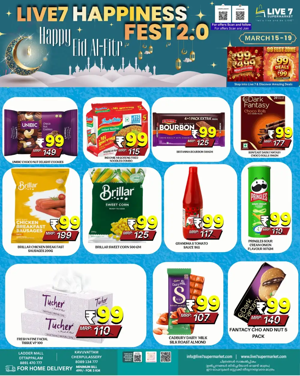 Live7 Supermarket Ottappalam Eid Al-Fitr Deals | Ends 19 Mar