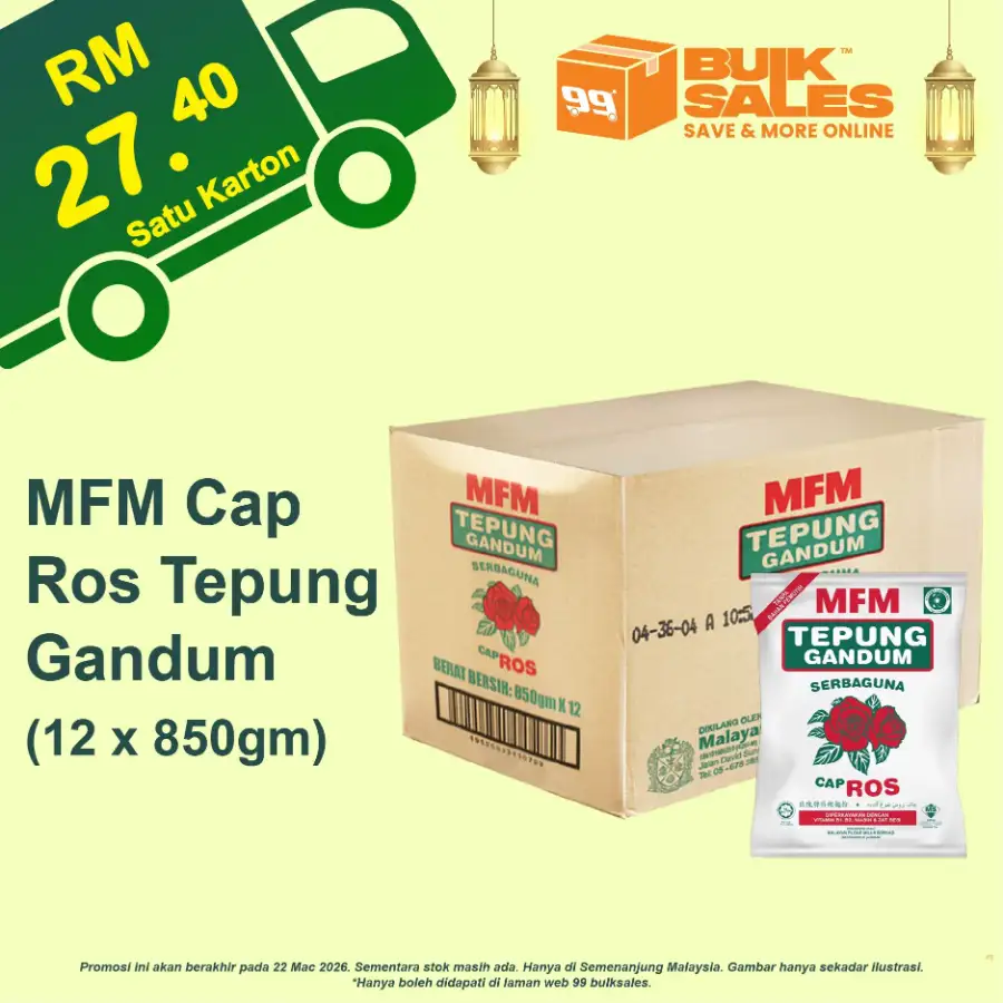 Hari Raya Promo 2026 | 99 Bulk Sales Malaysia | Ends 22 March