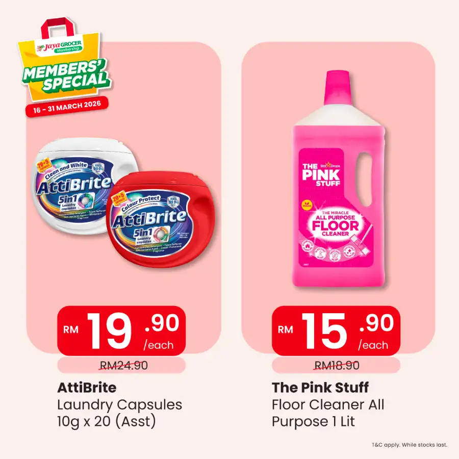 Jaya Grocer Members' Special Deals | Malaysia | Ends 31 March