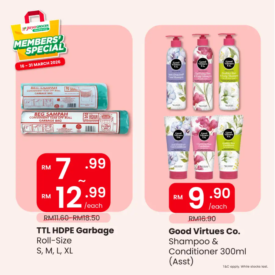 Jaya Grocer Members' Special Deals | Malaysia | Ends 31 March