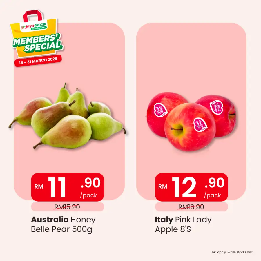 Jaya Grocer Members' Special Deals | Malaysia | Ends 31 March