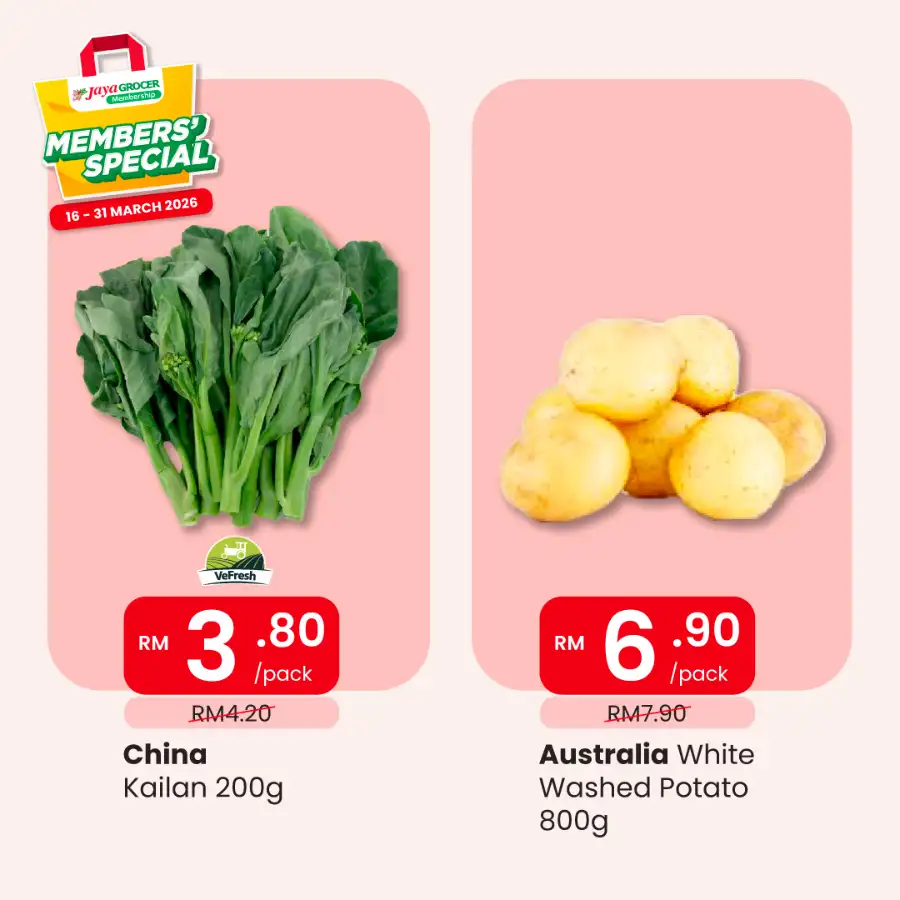 Jaya Grocer Members' Special Deals | Malaysia | Ends 31 March