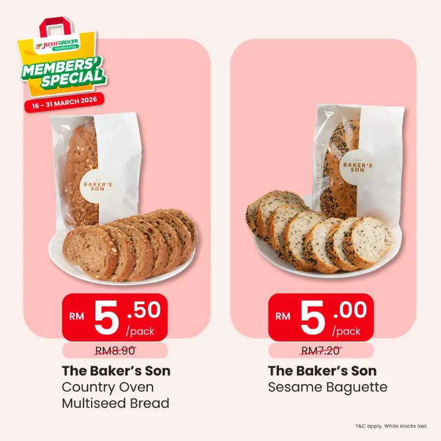 Jaya Grocer Members' Special Deals | Malaysia | Ends 31 March