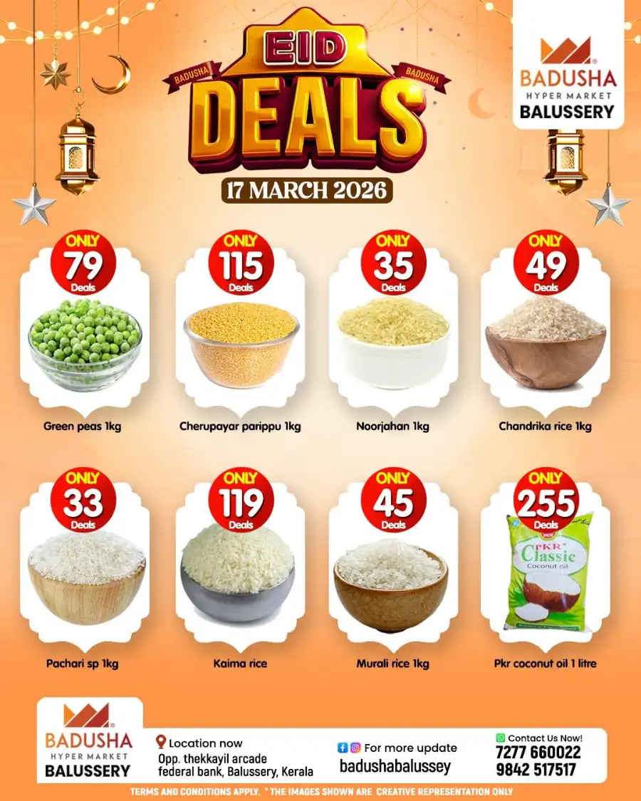 Badusha Balussery Eid Deals: Today's Vegetable & Fruit Prices March 17