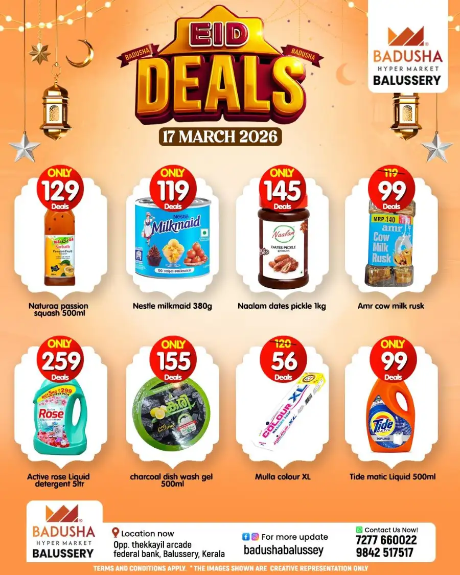 Badusha Balussery Eid Deals: Today's Vegetable & Fruit Prices March 17