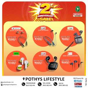 2nd Anniversary sale In Pothys Superstores Ernakulam