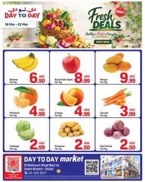 Day To Day Dubai | Fresh Grocery Deals & Offers at Al Maktoum Road In Day to Day Dubai