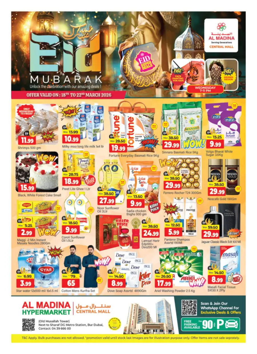 Al Madina Bur Dubai - Eid Mubarak Offers & Super Deals March 18-22