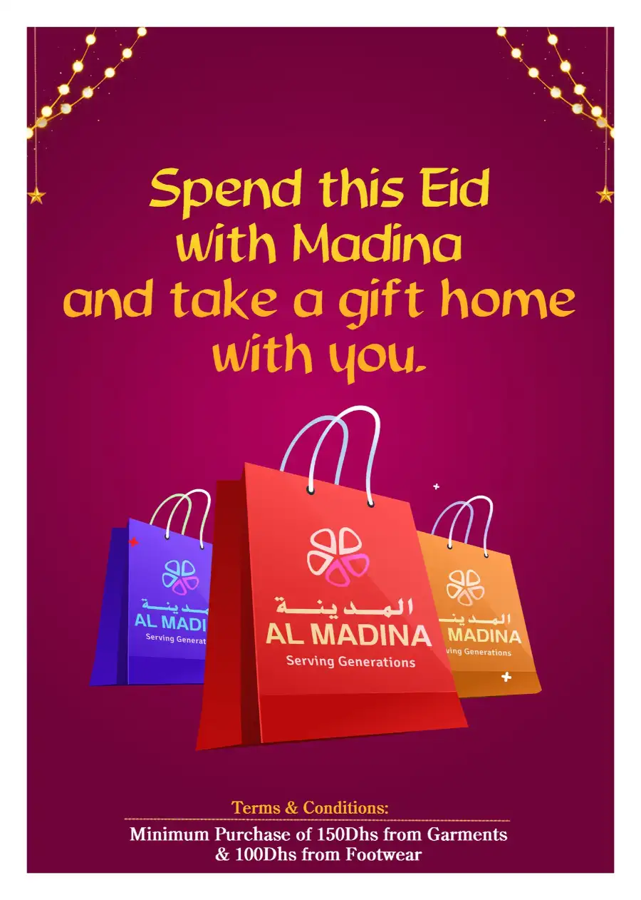 Al Madina Hypermarket Dubai Industrial City: Eid Mubarak Super Deals & Offers