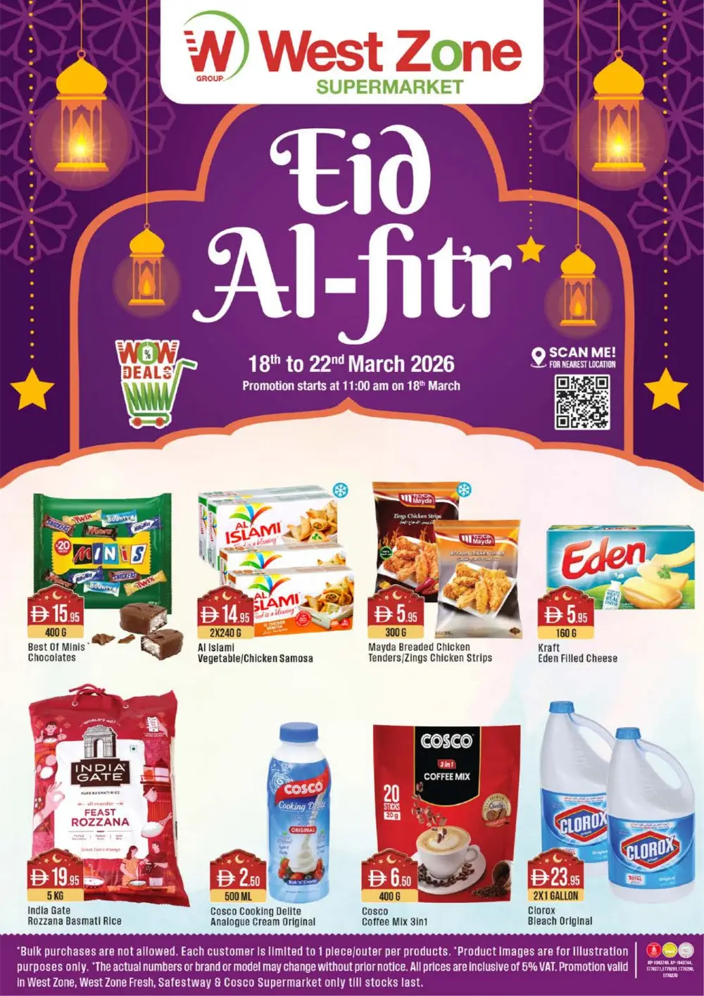 West Zone Supermarket UAE Eid Al-Fitr Deals | Ends Sunday