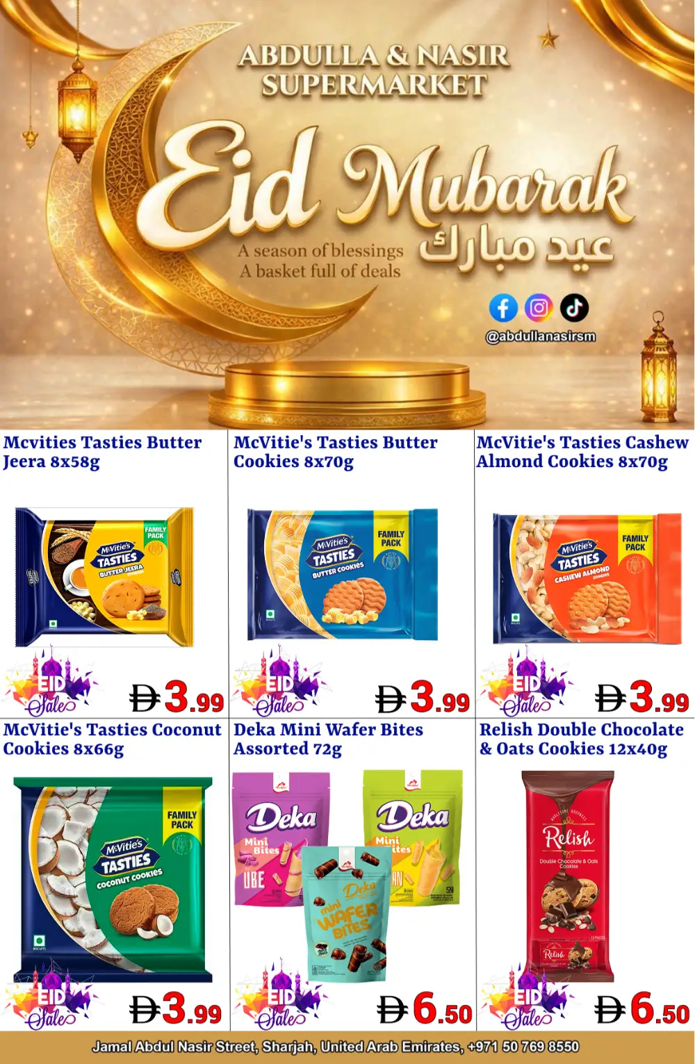 Abdulla & Nasir Sharjah Eid Deals | Ends Sunday