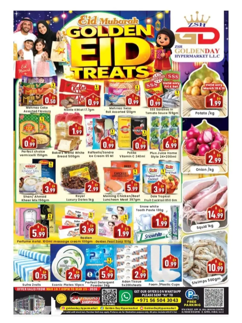 Golden Day Dubai Golden Eid Treats | Ends March 25