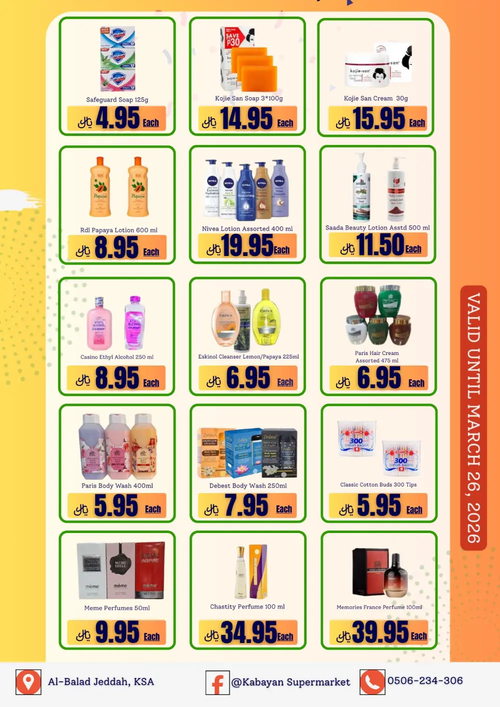 Kabayan Supermarket Jeddah Eid Offers | Ends 26 Mar