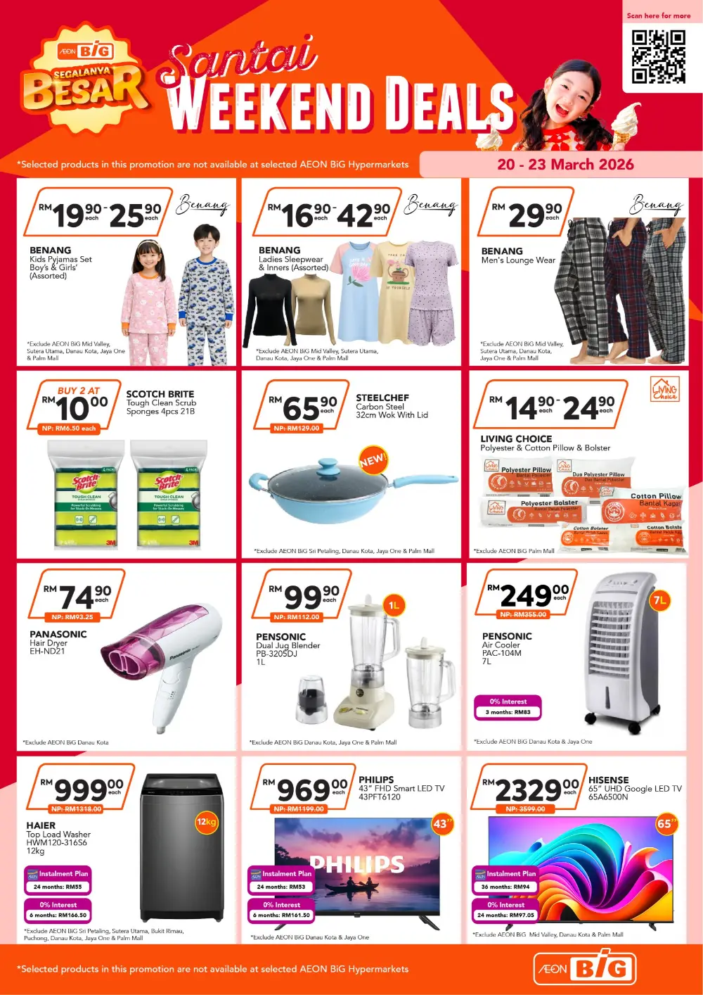 AEON BiG Malaysia Weekend Deals | Ends Monday