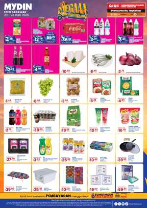 MYDIN Sarawak Balik Kampung Deals | Ends Monday In Mydin Sarawak
