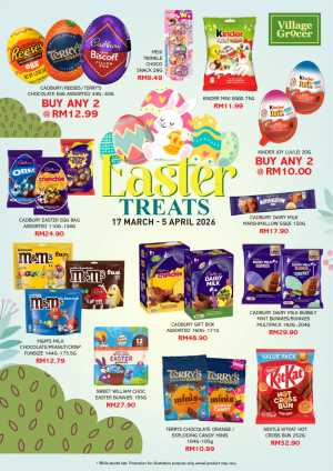 Village Grocer Easter Treats | Ends 5 April In Village Grocer Kuala Lumpur,Johor,Penang,Selangor