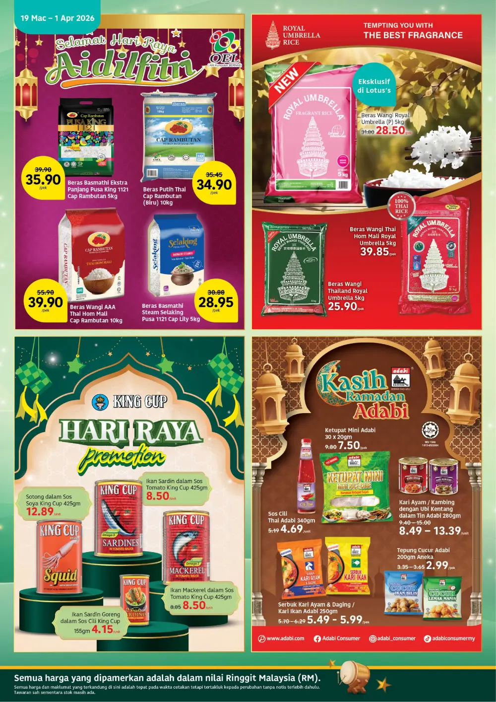 Lotus's Malaysia Hari Raya Sale | Ends April 1