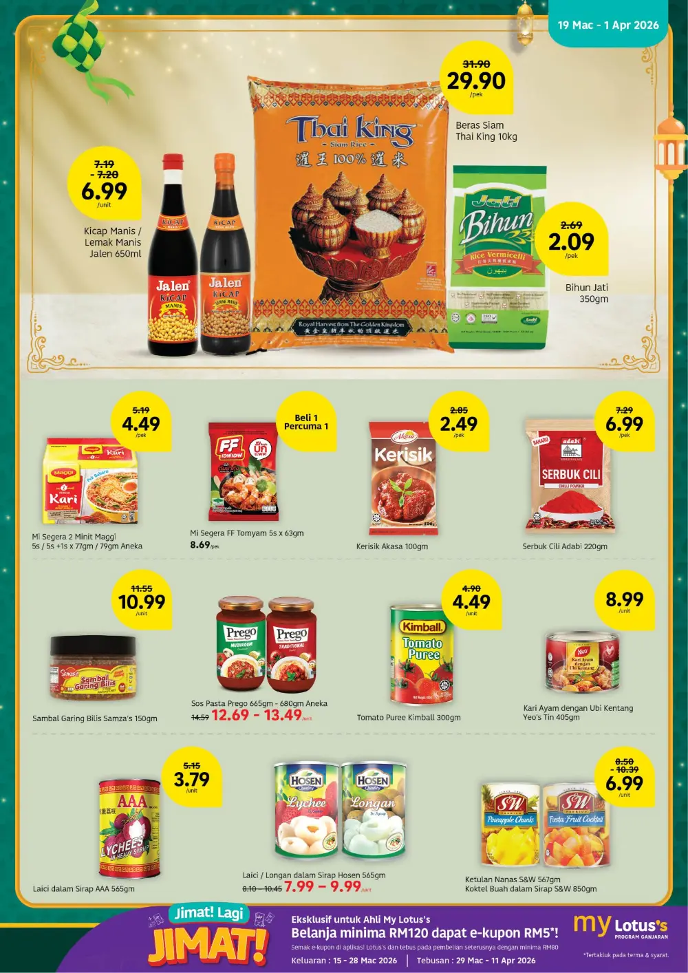 Lotus's Malaysia Hari Raya Sale | Ends April 1