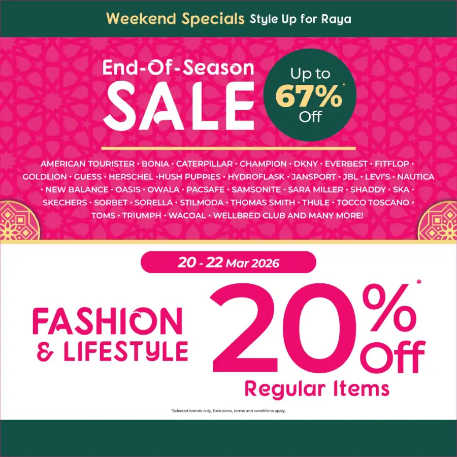 BHG Singapore End-Of-Season Sale | Ends Sunday