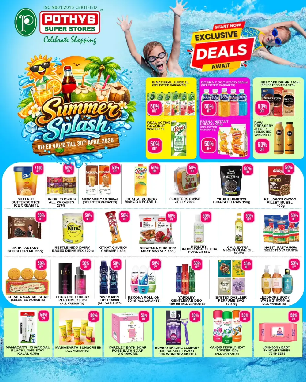Pothys Super Stores Summer Splash Offer | Ends 30th April