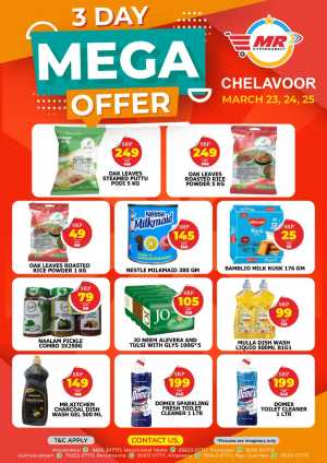 3 Days mega offer In MR Hypermarket Calicut