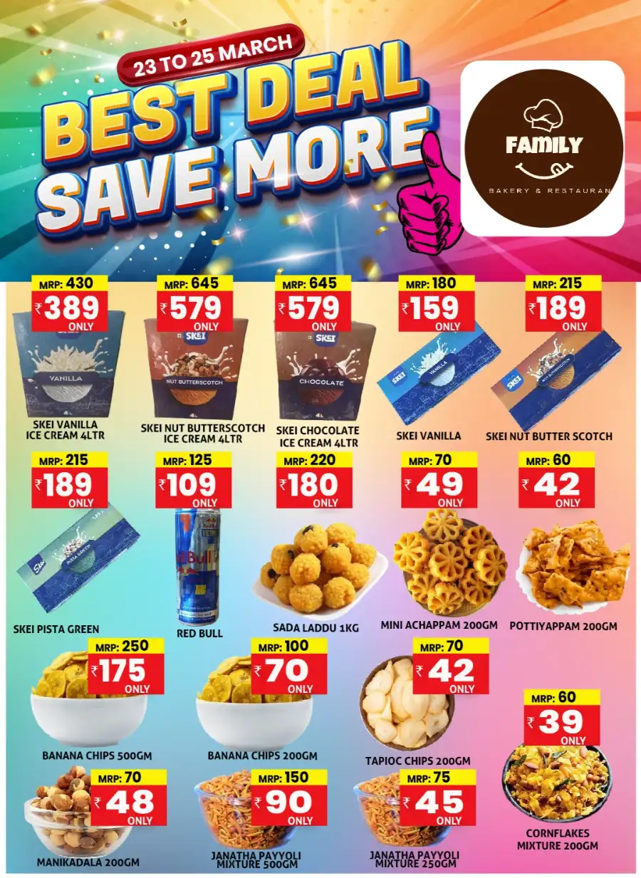 Family Big Mart Tuneri, Kozhikode | Best Grocery Deals March 23-25