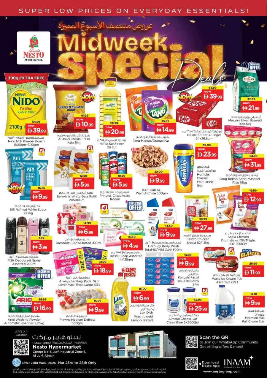 Nesto Ajman Midweek Special Deals – Big Savings on Grocery & Essentials