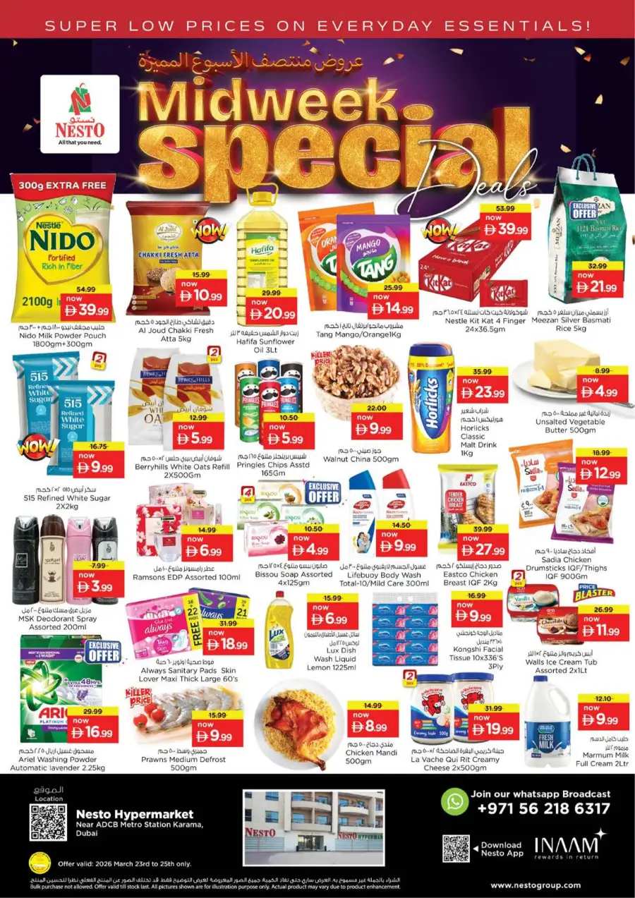 Nesto Dubai Karama Midweek Special Deals & Grocery Offers