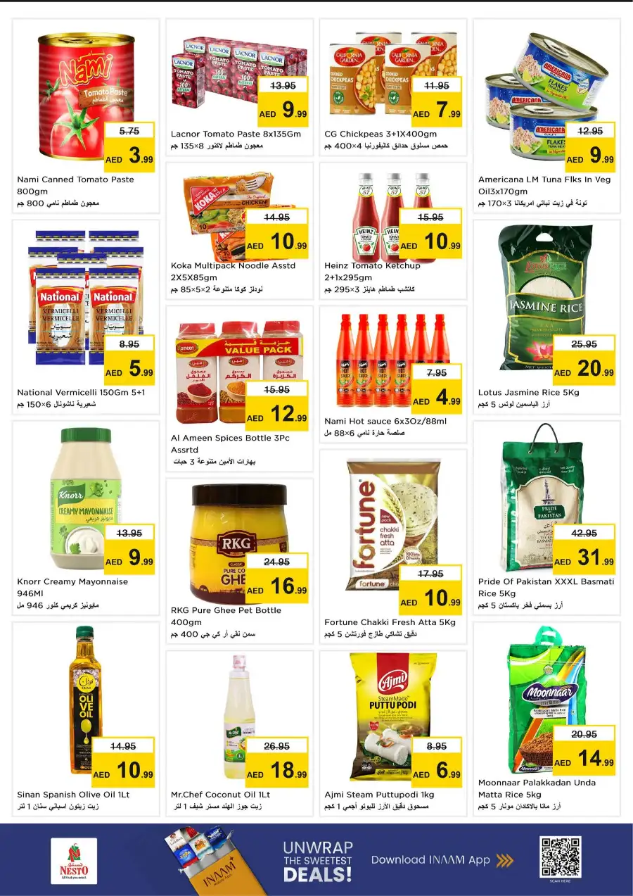 Nesto Al Hudalba Dubai | Midweek Special Deals & Grocery Offers