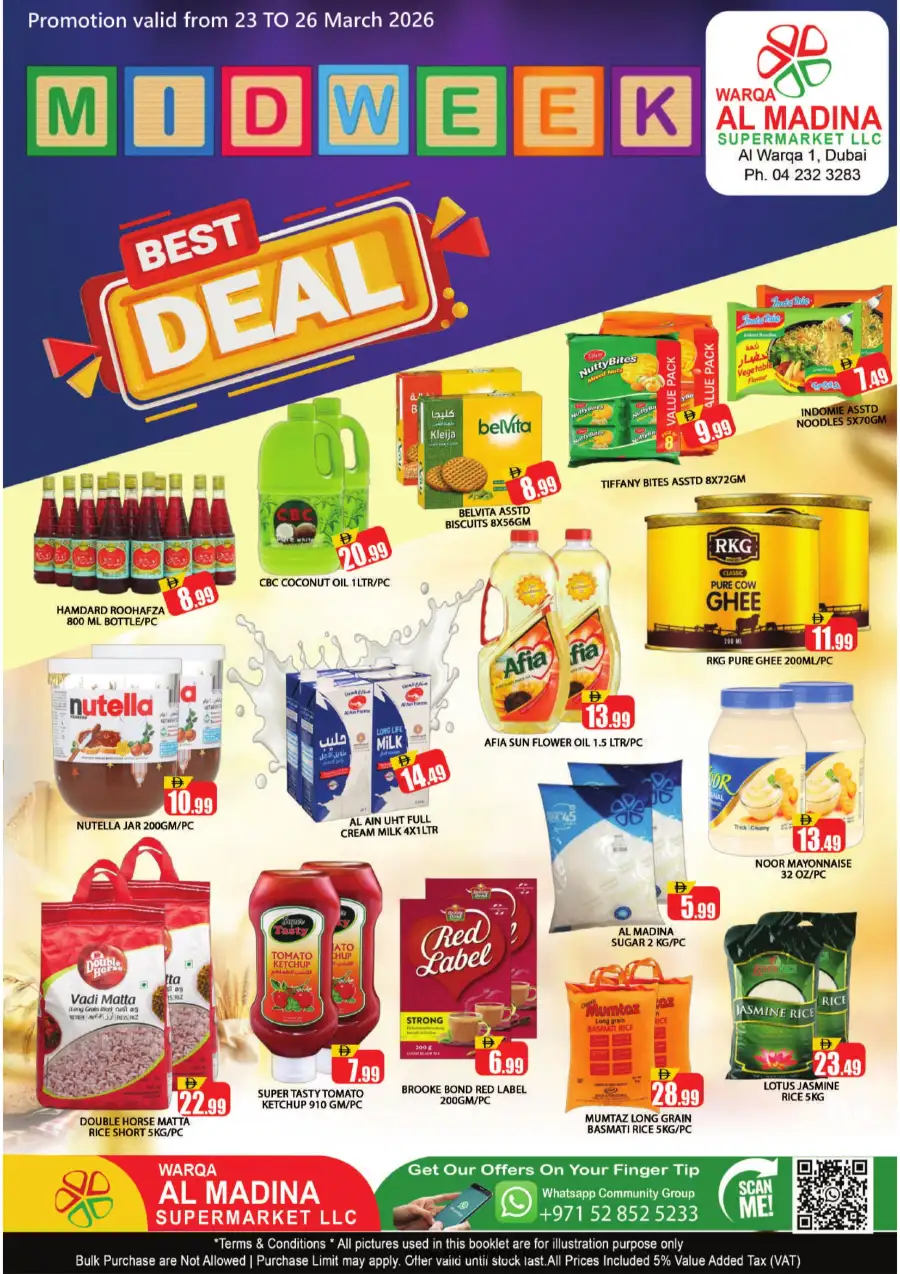 Warqa Al Madina Supermarket Dubai - Midweek Deals & Offers March 2026