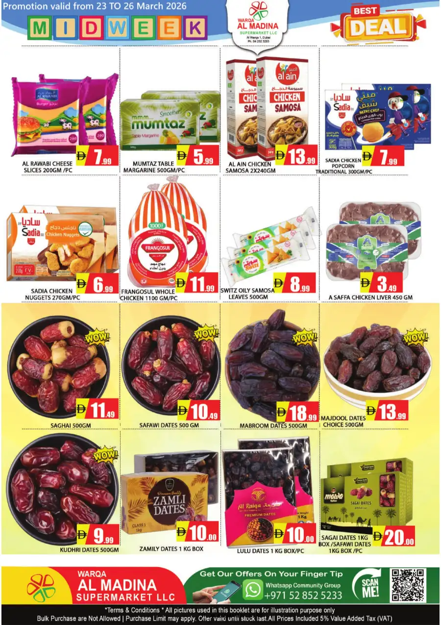 Warqa Al Madina Supermarket Dubai - Midweek Deals & Offers March 2026