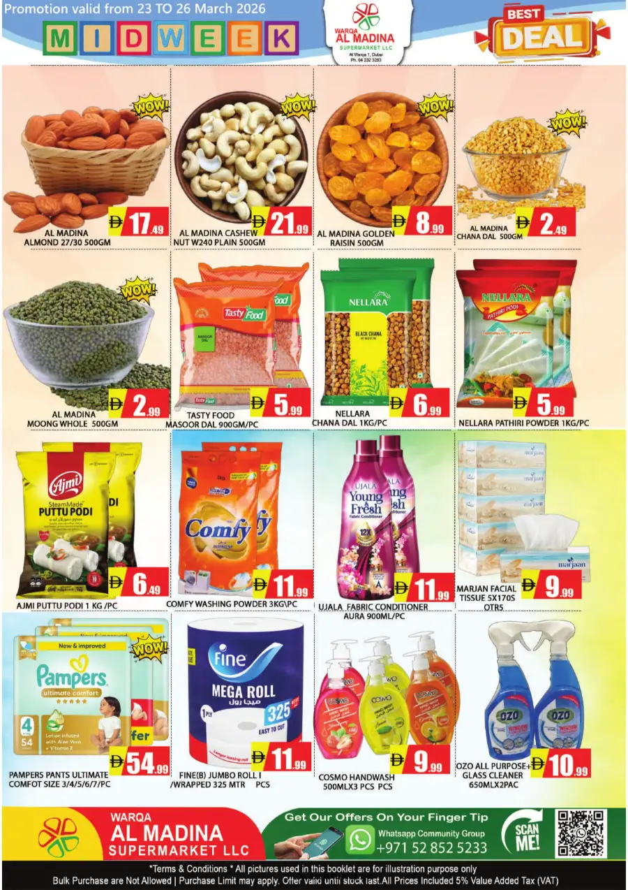 Warqa Al Madina Supermarket Dubai - Midweek Deals & Offers March 2026