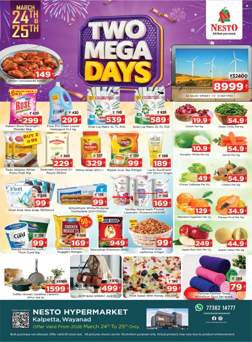 Nesto Kalpetta Two Mega Days Offer | Ends Wednesday