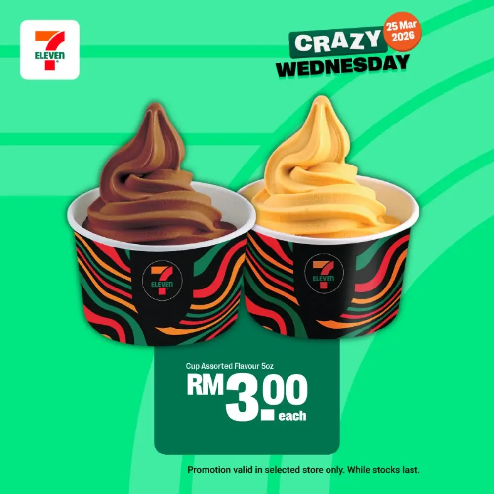 7-Eleven Malaysia Crazy Wednesday Deals | 25 Mar 2026