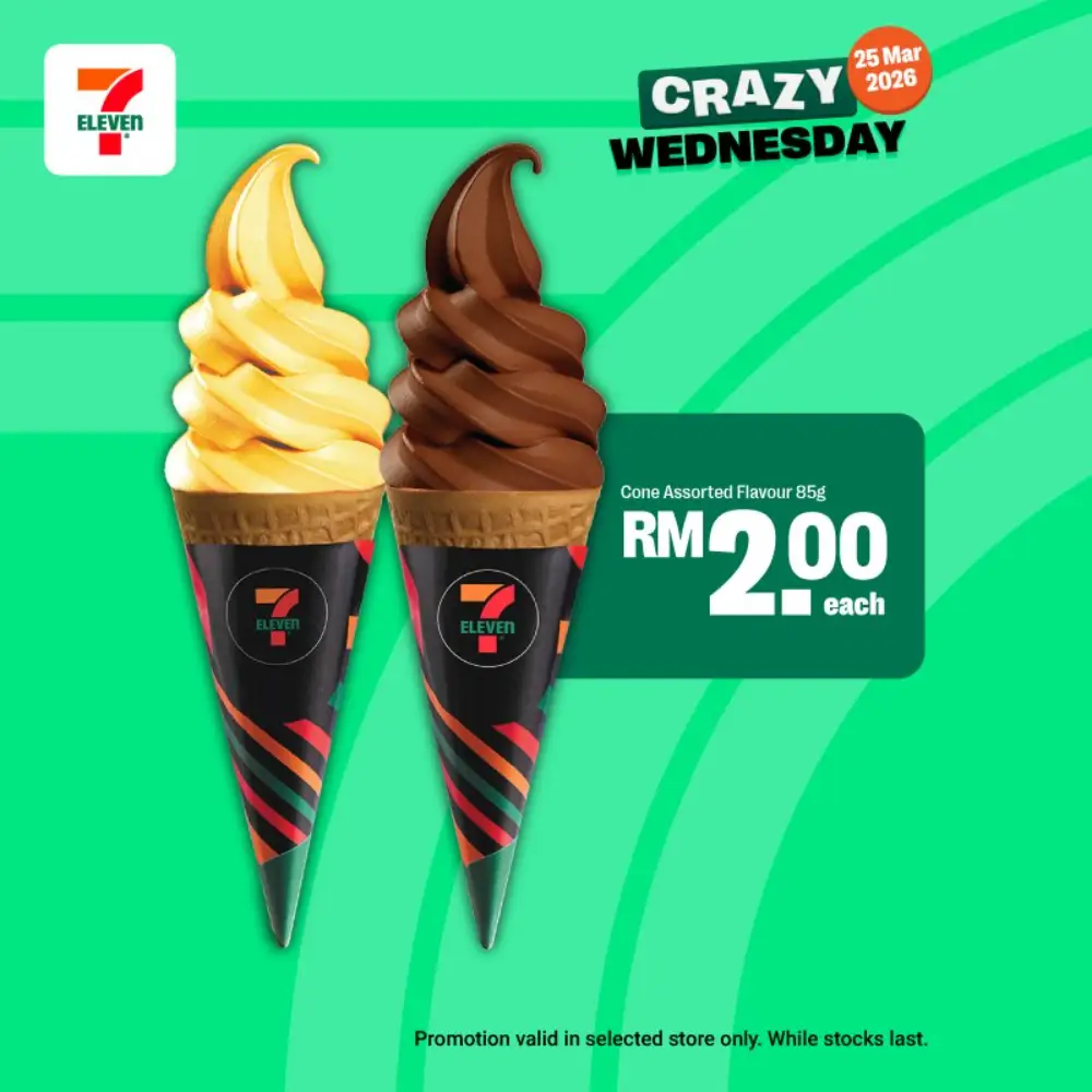 7-Eleven Malaysia Crazy Wednesday Deals | 25 Mar 2026