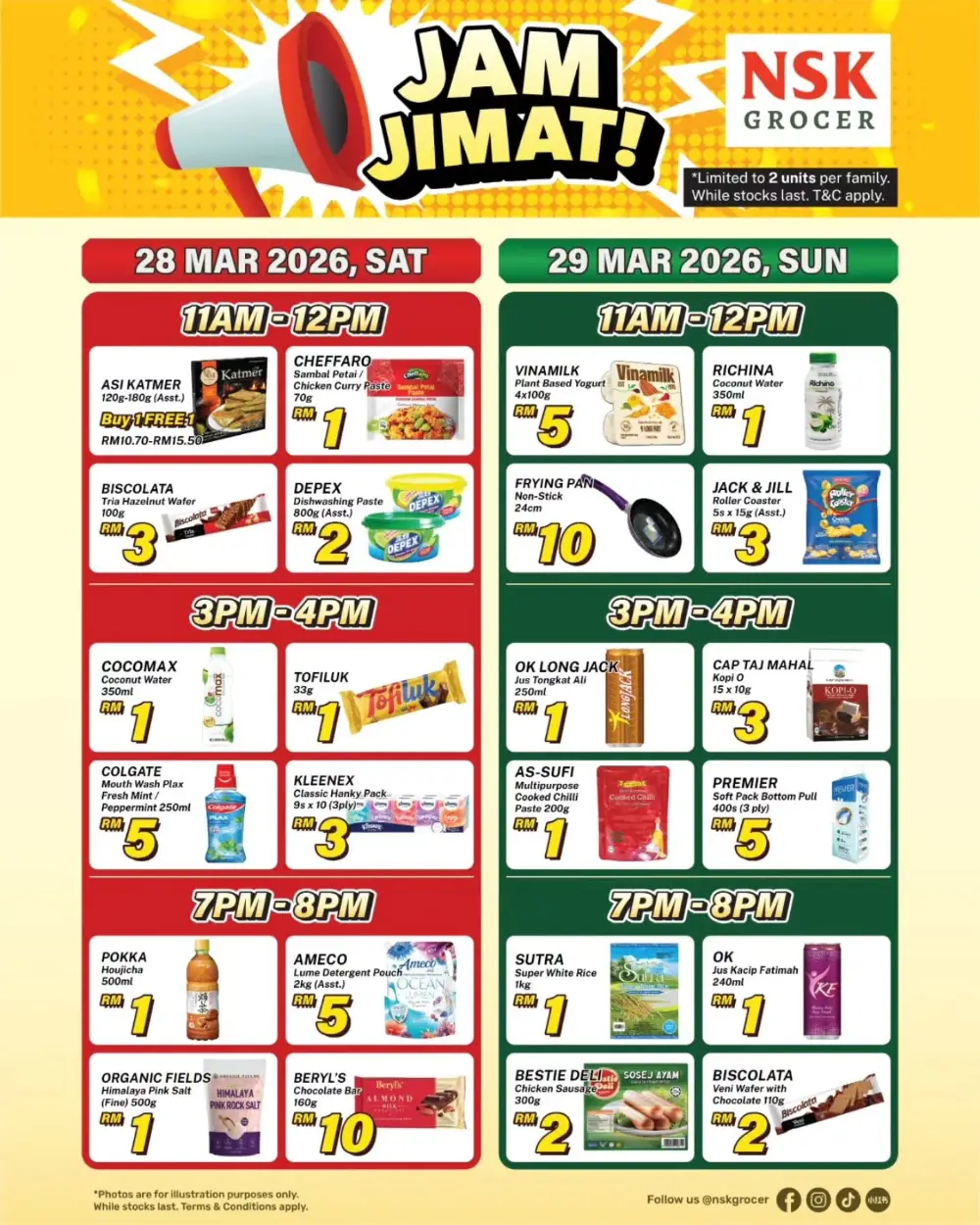 NSK Grocer i-City Grand Opening | RM1 Deals - 28 Mar