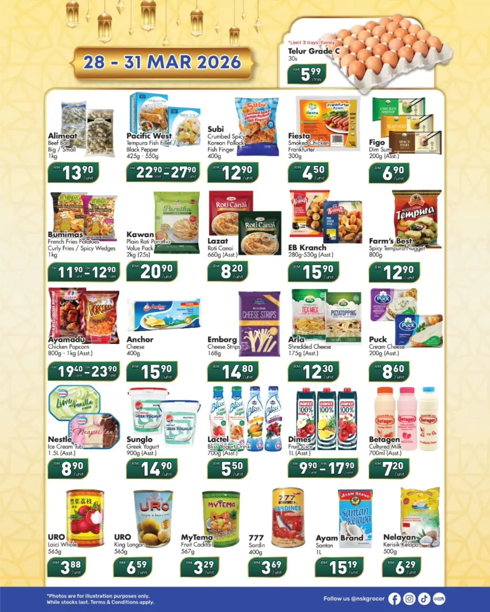 NSK Grocer i-City Grand Opening | RM1 Deals - 28 Mar