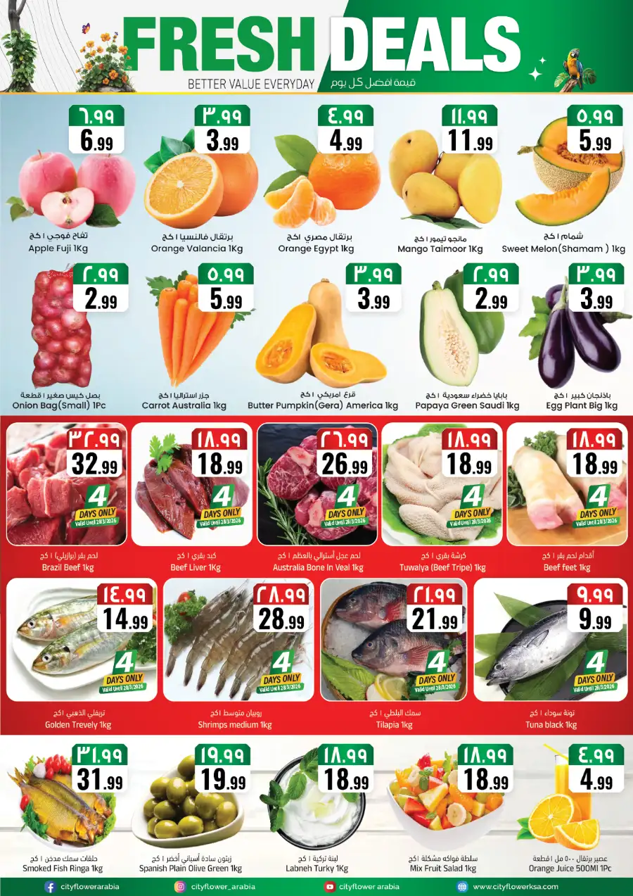 City Flower Sakaka Best Deals | Ends Tuesday