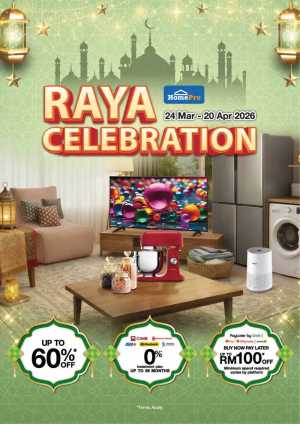 HomePro Malaysia Raya Celebration | Up to 60% Off | Ends 20 Apr In HomePro Kuala Lumpur,Putrajaya,Johor,Malacca,Penang,Perak,Selangor